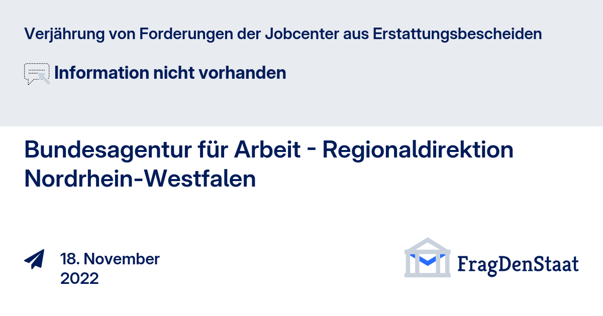 Frderungen Vom Staat